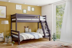 АДЕЛЬ Кровать двухъярусная с наклонной лестницей (лаванда) в Серове - serov.mebel-74.com | фото