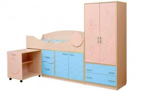 Набор мебели для детской Юниор -12.2 (700*1860) МДФ матовый в Серове - serov.mebel-74.com | фото