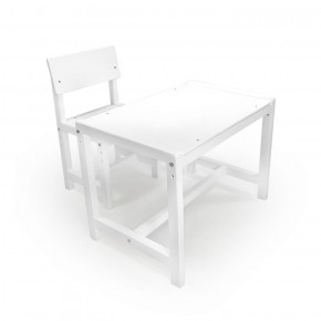 Детский растущий комплект стол и стул Я САМ "Лофт" (Белый, Белый) в Серове - serov.mebel-74.com | фото