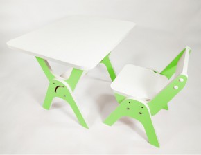 Детский растущий стол-парта и стул Я САМ "Умка" (Зеленый) в Серове - serov.mebel-74.com | фото