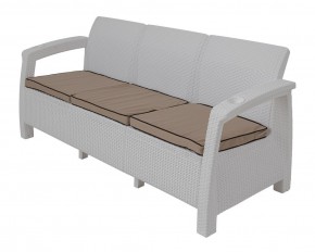 Диван Yalta Premium Sofa 3 Set (Ялта) белый (+подушки под спину) в Серове - serov.mebel-74.com | фото