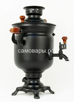 Электрический самовар "Черный Русский" матовая банка на 3 литра (Ограниченная серия) в Серове - serov.mebel-74.com | фото