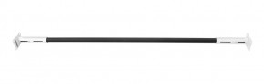 Турник раздвижной 1250-1500 цв. белый-черный FLEXTER PROFI в Серове - serov.mebel-74.com | фото