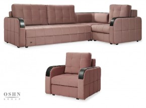 Комплект мягкой мебели Остин HB-178-18 (Велюр) Угловой + 1 кресло в Серове - serov.mebel-74.com | фото
