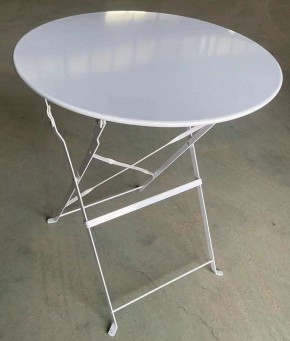 Комплект садовой мебели OTS-001R (стол + 2 стула) металл в Серове - serov.mebel-74.com | фото
