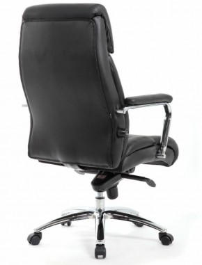 Кресло BRABIX PREMIUM "Phaeton EX-502" (кожа с компаньоном, хром, черное) 530882 в Серове - serov.mebel-74.com | фото