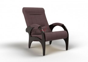 Кресло для отдыха Римини 19-Т-КМ (ткань/венге) КОФЕ С МОЛОКОМ в Серове - serov.mebel-74.com | фото