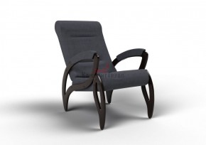 Кресло для отдыха Зельден 20-Т-ГР (ткань/венге) ГРАФИТ в Серове - serov.mebel-74.com | фото