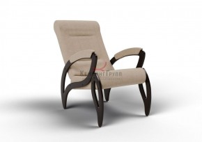 Кресло для отдыха Зельден 20-Т-П (ткань/венге) ПЕСОК в Серове - serov.mebel-74.com | фото