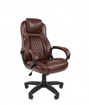 Кресло для руководителя  CHAIRMAN 432 (Экокожа коричневая) в Серове - serov.mebel-74.com | фото