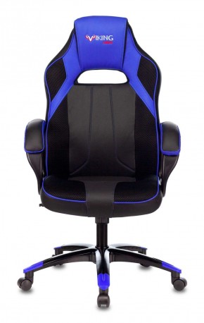 Кресло игровое Бюрократ VIKING 2 AERO BLUE черный/синий в Серове - serov.mebel-74.com | фото