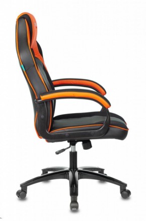 Кресло игровое Бюрократ VIKING 2 AERO ORANGE черный/оранжевый в Серове - serov.mebel-74.com | фото