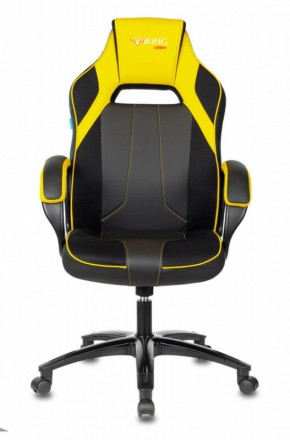 Кресло игровое Бюрократ VIKING 2 AERO YELLOW черный/желтый в Серове - serov.mebel-74.com | фото