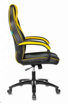 Кресло игровое Бюрократ VIKING 2 AERO YELLOW черный/желтый в Серове - serov.mebel-74.com | фото