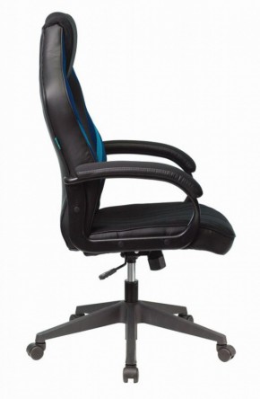 Кресло игровое Бюрократ VIKING 3 AERO BLUE черный/синий в Серове - serov.mebel-74.com | фото