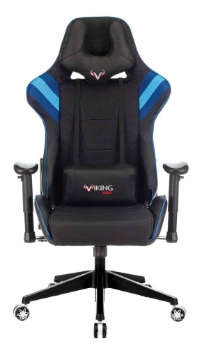 Кресло игровое Бюрократ VIKING 4 AERO BLUE черный/синий в Серове - serov.mebel-74.com | фото