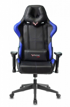 Кресло игровое Бюрократ VIKING 5 AERO BLUE черный/синий в Серове - serov.mebel-74.com | фото