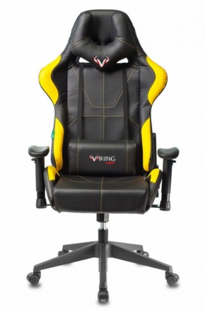 Кресло игровое Бюрократ VIKING 5 AERO YELLOW черный/желтый в Серове - serov.mebel-74.com | фото