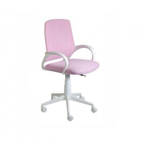 Кресло Ирис White сетка/ткань розовая в Серове - serov.mebel-74.com | фото