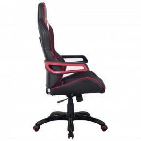Кресло компьютерное BRABIX Nitro GM-001 (ткань/экокожа) черное, вставки красные (531816) в Серове - serov.mebel-74.com | фото
