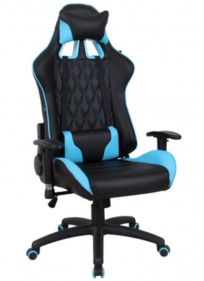 Кресло компьютерное BRABIX "GT Master GM-110" (черное/голубое) 531928 в Серове - serov.mebel-74.com | фото