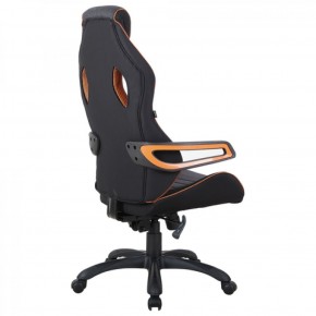 Кресло компьютерное BRABIX Techno Pro GM-003 (ткань черное/серое, вставки оранжевые) 531813 в Серове - serov.mebel-74.com | фото