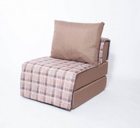 Кресло-кровать бескаркасное Харви (коричневый-квадро беж) в Серове - serov.mebel-74.com | фото