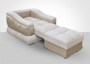 Кресло-кровать + Пуф Голливуд (ткань до 300) НПБ в Серове - serov.mebel-74.com | фото