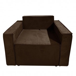 Кресло-кровать Принц КК1-ВК (велюр коричневый) в Серове - serov.mebel-74.com | фото