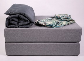 Кресло-кровать-пуф бескаркасное Прайм (мехико серый-графит) в Серове - serov.mebel-74.com | фото