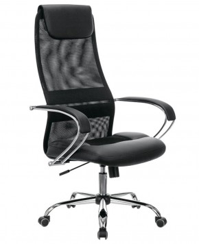 Кресло офисное BRABIX PREMIUM "Stalker EX-608 CH" (хром, ткань-сетка/кожзам, черное) 532091 в Серове - serov.mebel-74.com | фото