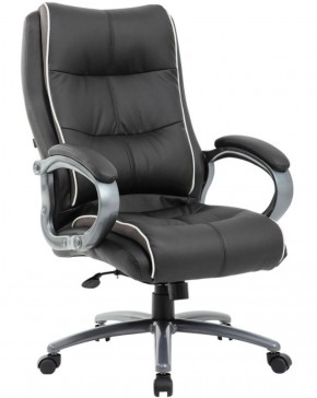 Кресло офисное BRABIX PREMIUM "Strong HD-009" (экокожа черная, ткань серая) 531945 в Серове - serov.mebel-74.com | фото