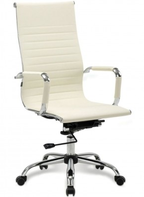 Кресло офисное BRABIX "Energy EX-509" (экокожа, хром, бежевое) 531166 в Серове - serov.mebel-74.com | фото