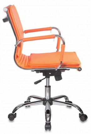 Кресло руководителя Бюрократ CH-993-LOW/ORANGE оранжевый в Серове - serov.mebel-74.com | фото