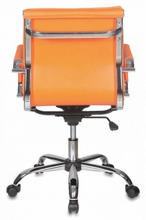 Кресло руководителя Бюрократ CH-993-LOW/ORANGE оранжевый в Серове - serov.mebel-74.com | фото