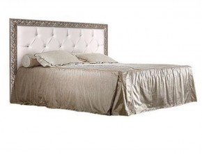 Кровать 2-х спальная (1,4 м) Тиффани штрих-лак/серебро с подъемным механизмом (ТФКР140-1[3]) в Серове - serov.mebel-74.com | фото