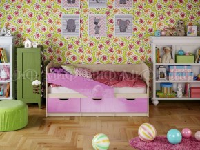 Кровать Бабочки (Сиреневый металлик) 1600 в Серове - serov.mebel-74.com | фото