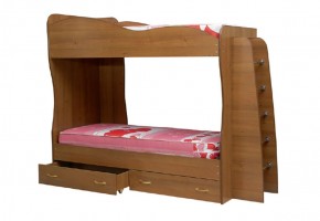 Кровать детская 2-х ярусная Юниор-1 (800*2000) ЛДСП в Серове - serov.mebel-74.com | фото