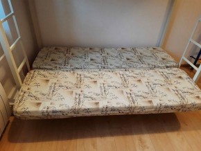 Кровать двухъярусная с диваном "Мадлен" (Слоновая кость/Серый) в Серове - serov.mebel-74.com | фото