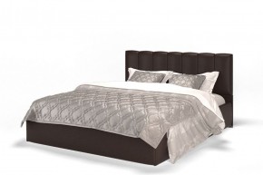 Кровать Элен 1600 + основание с ПМ (Лесмо brown) коричневый в Серове - serov.mebel-74.com | фото