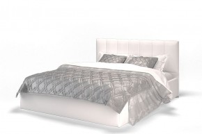 Кровать Элен 1600 + основание с ПМ (Vega white) белый в Серове - serov.mebel-74.com | фото