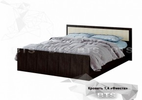 Кровать Фиеста 1400 LIGHT + Проложки LIGHT 1400 ДСП (Венге/Лоредо) в Серове - serov.mebel-74.com | фото