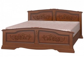 ЕЛЕНА Кровать из массива 1200 (Орех) в Серове - serov.mebel-74.com | фото