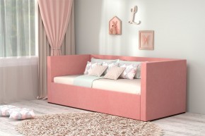 Кровать с ПМ (арт.030) (с/м 900*2000мм) (б/матр), ткань розовая в Серове - serov.mebel-74.com | фото
