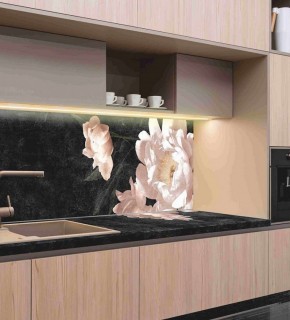 Кухонный фартук со столешницей (А-05) в едином стиле (3050 мм) в Серове - serov.mebel-74.com | фото