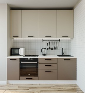 Кухонный гарнитур Латте 2200 (Стол. 26мм) в Серове - serov.mebel-74.com | фото