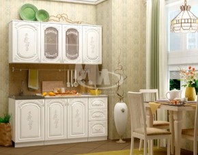 ЛИЗА-2 Кухонный гарнитур 1,7 Белый глянец холодный в Серове - serov.mebel-74.com | фото
