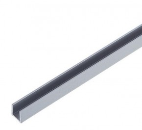 Планка для стеновой панели П-образная 4 мм (алюминий) в Серове - serov.mebel-74.com | фото