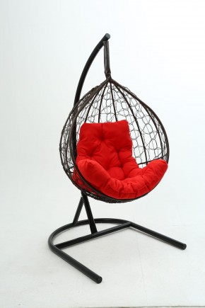 Подвесное кресло Бароло (коричневый/красный) в Серове - serov.mebel-74.com | фото