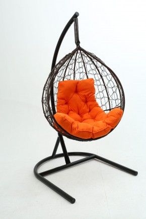 Подвесное кресло Бароло (коричневый/оранжевый) в Серове - serov.mebel-74.com | фото